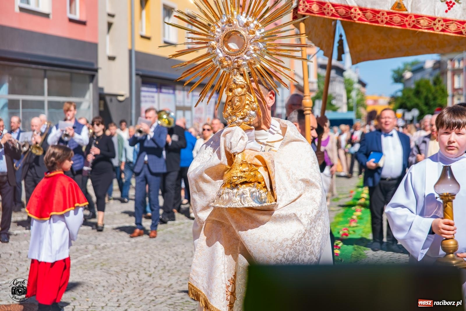 Zdjęcie w galerii na portalu naszraciborz.pl: Procesja Bożego Ciała przeszła ulicami parafii WNMP [FOTO i WIDEO] wiadomości z regionu