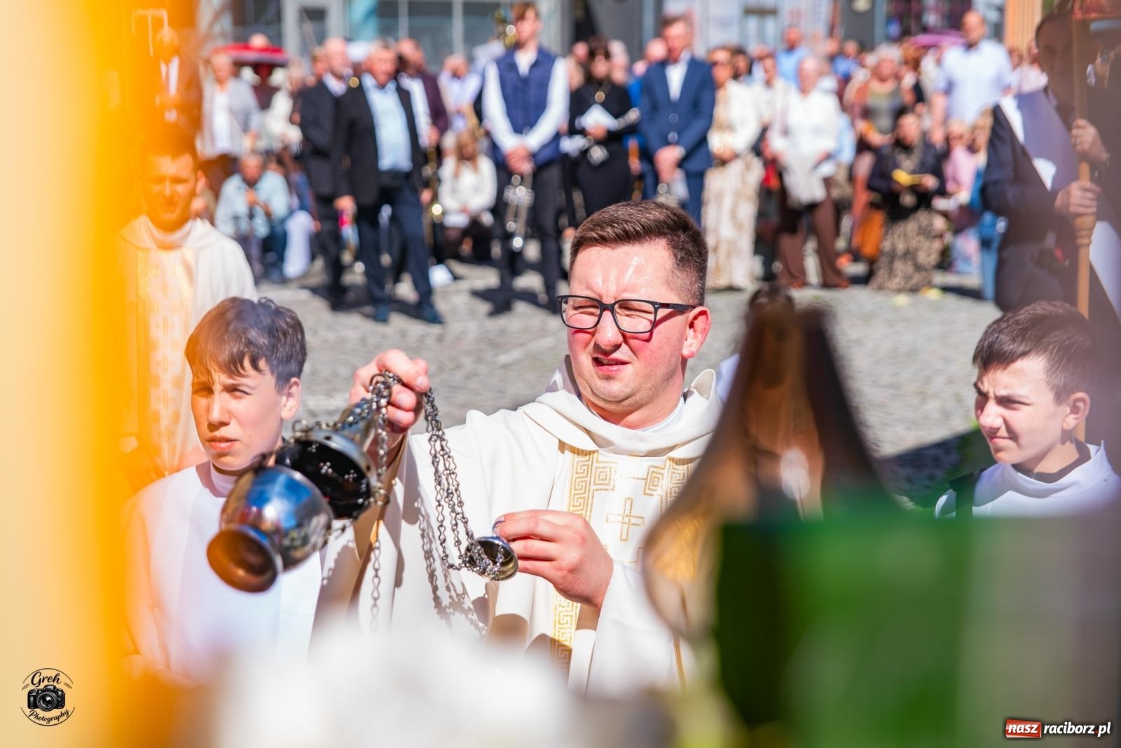 Zdjęcie w galerii na portalu naszraciborz.pl: Procesja Bożego Ciała przeszła ulicami parafii WNMP [FOTO i WIDEO] wiadomości z regionu