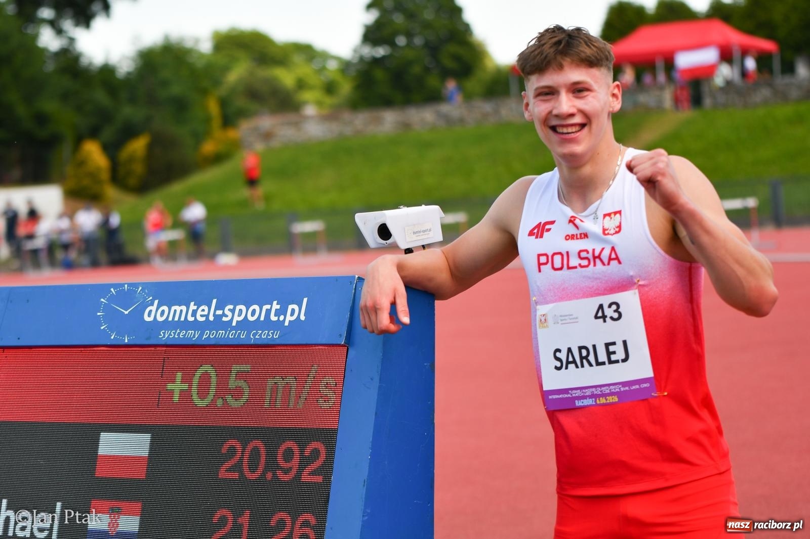 Zdjęcie w galerii na portalu naszraciborz.pl: Międzynarodowy Turniej Nadziei Olimpijskich U20 w Raciborzu [FOTO] wiadomości z regionu