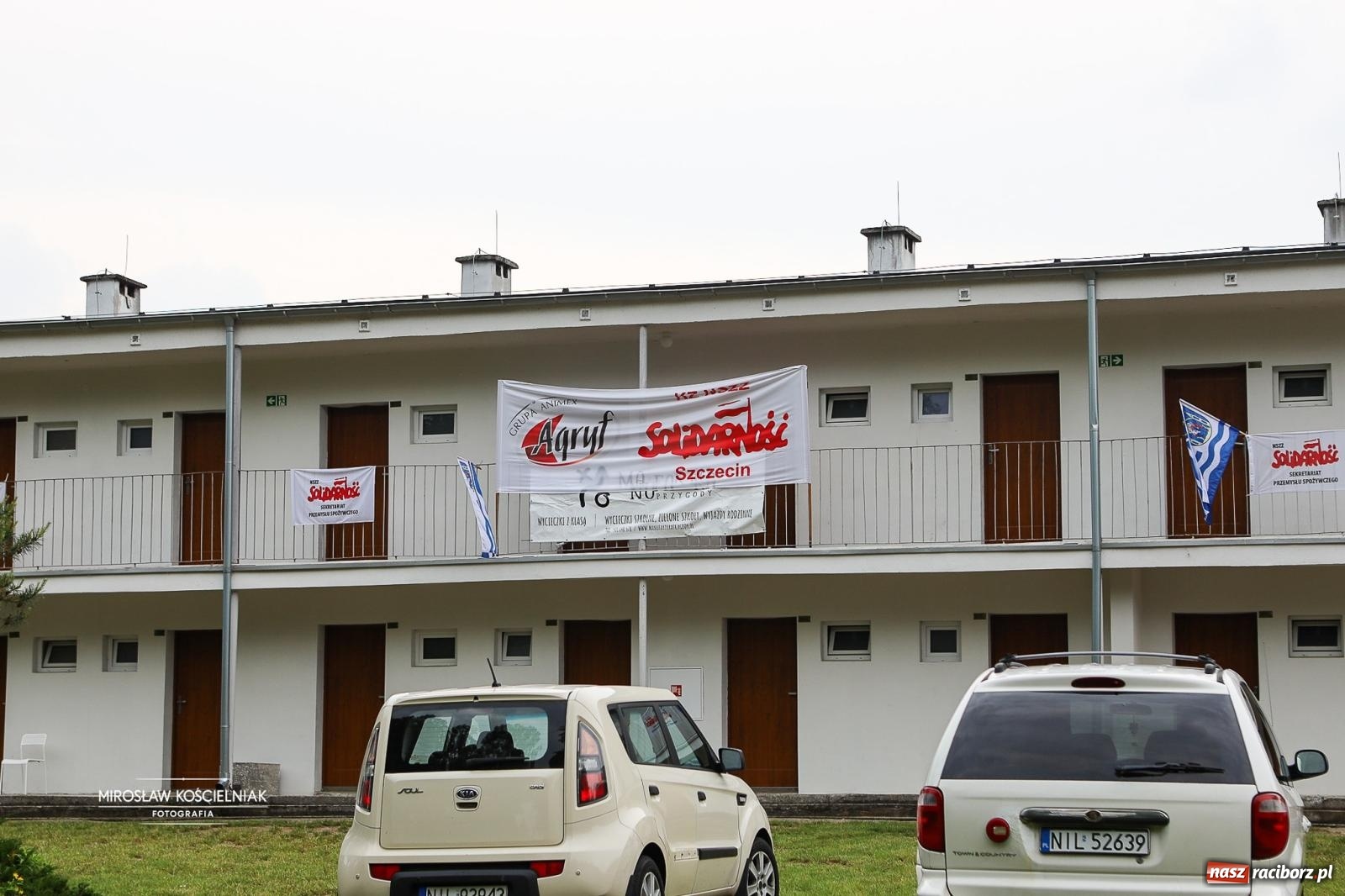 Zdjęcie w galerii na portalu naszraciborz.pl: 27. Spartakiada Sportowa Przemysłu Spożywczego NSZZ Solidarność. Na starcie ekipa z Mieszka wiadomości z regionu
