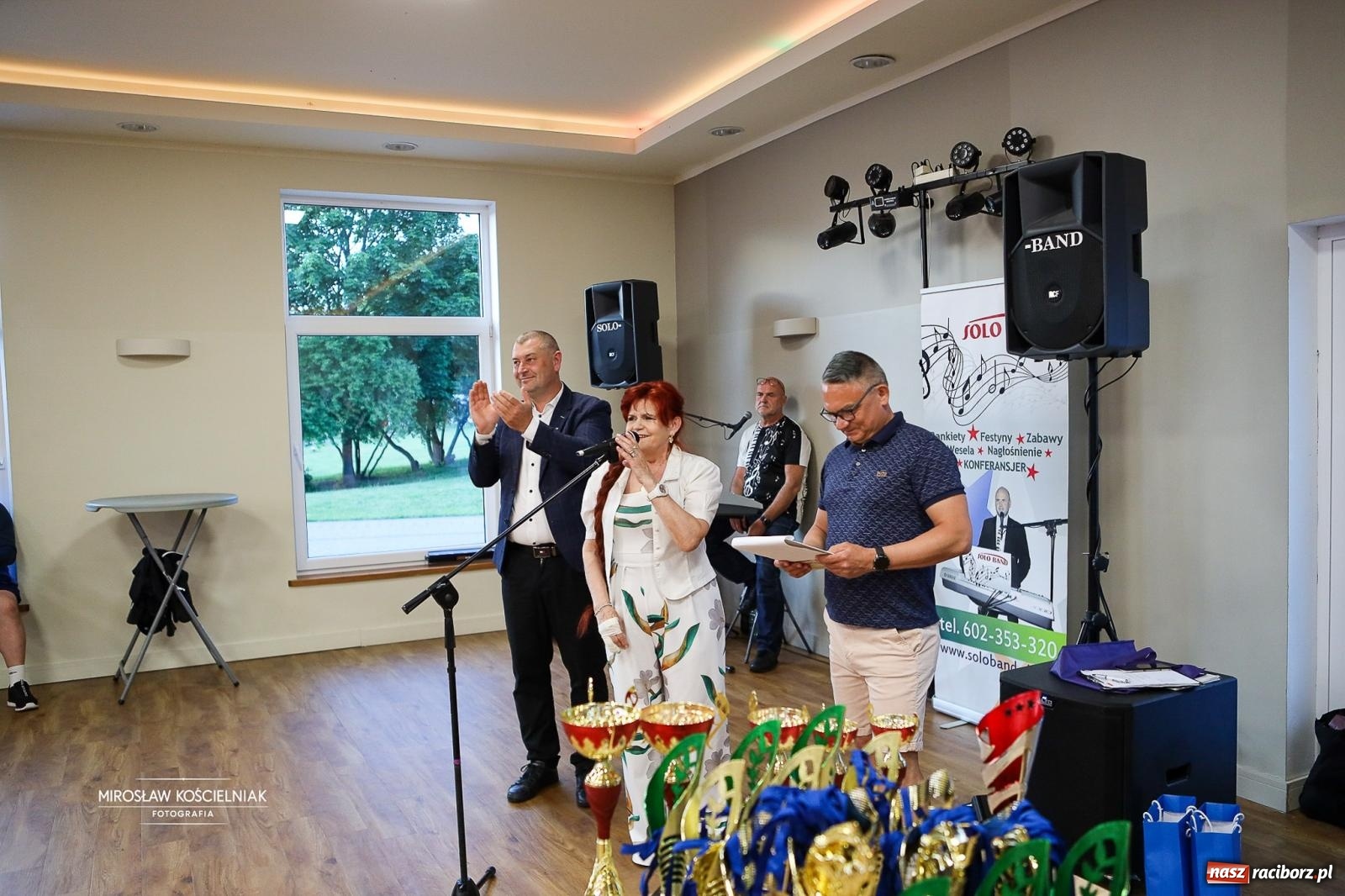 Zdjęcie w galerii na portalu naszraciborz.pl: 27. Spartakiada Sportowa Przemysłu Spożywczego NSZZ Solidarność. Na starcie ekipa z Mieszka wiadomości z regionu