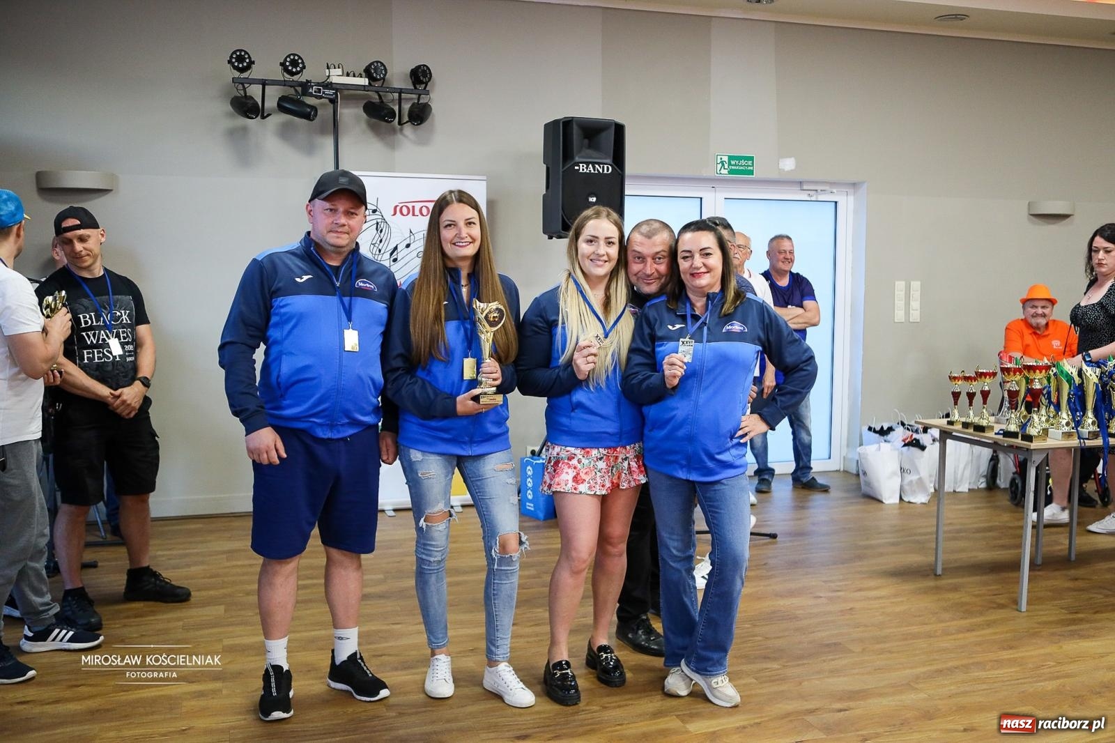 Zdjęcie w galerii na portalu naszraciborz.pl: 27. Spartakiada Sportowa Przemysłu Spożywczego NSZZ Solidarność. Na starcie ekipa z Mieszka wiadomości z regionu