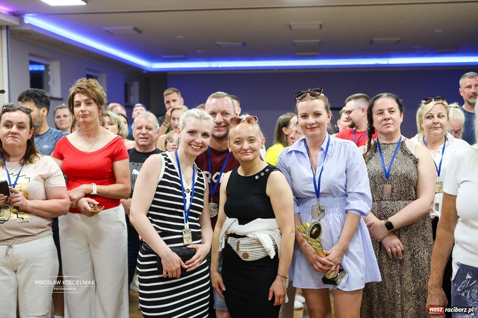 Zdjęcie w galerii na portalu naszraciborz.pl: 27. Spartakiada Sportowa Przemysłu Spożywczego NSZZ Solidarność. Na starcie ekipa z Mieszka wiadomości z regionu