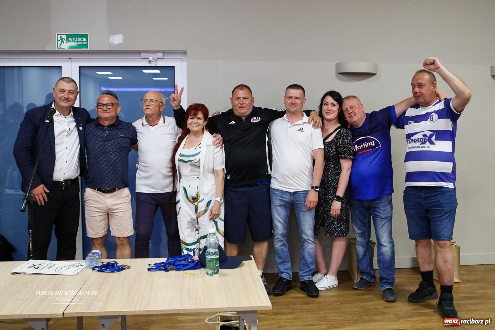 Zdjęcie w galerii na portalu naszraciborz.pl: 27. Spartakiada Sportowa Przemysłu Spożywczego NSZZ Solidarność. Na starcie ekipa z Mieszka wiadomości z regionu
