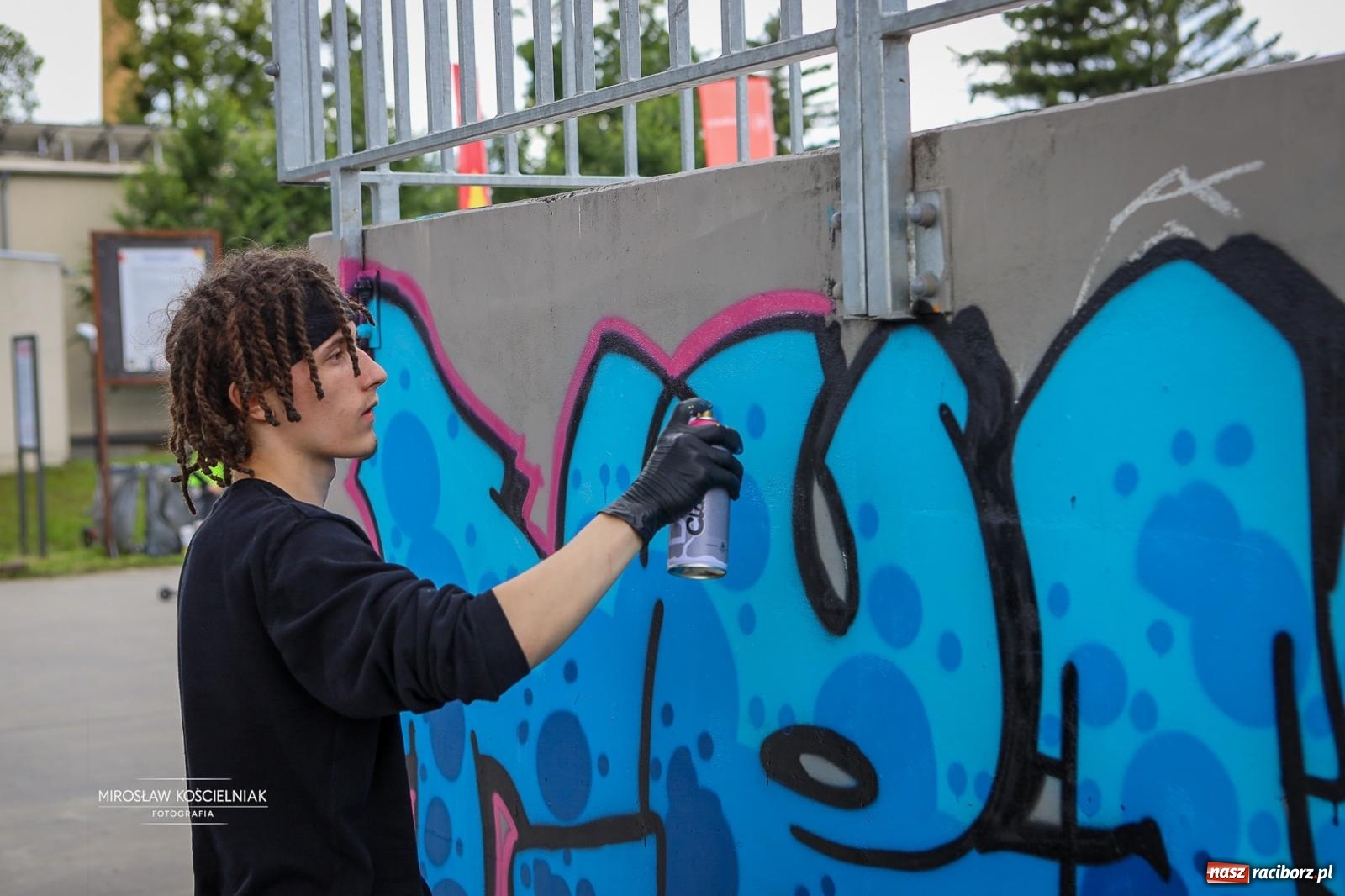 Zdjęcie w galerii na portalu naszraciborz.pl: Breaking Graffiti i Muzyka vol. 5 z bboy MACHINE wiadomości z regionu