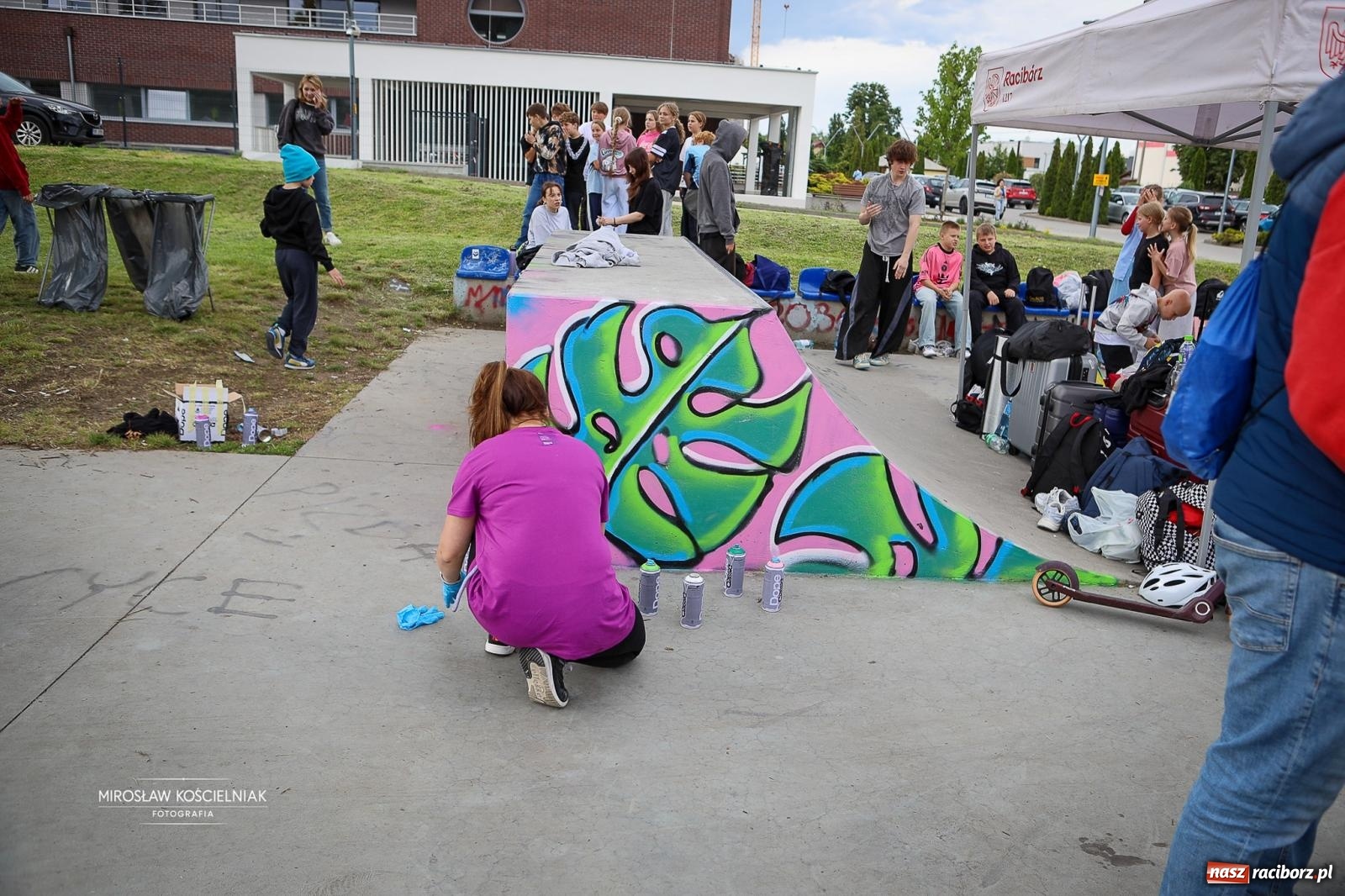Zdjęcie w galerii na portalu naszraciborz.pl: Breaking Graffiti i Muzyka vol. 5 z bboy MACHINE wiadomości z regionu