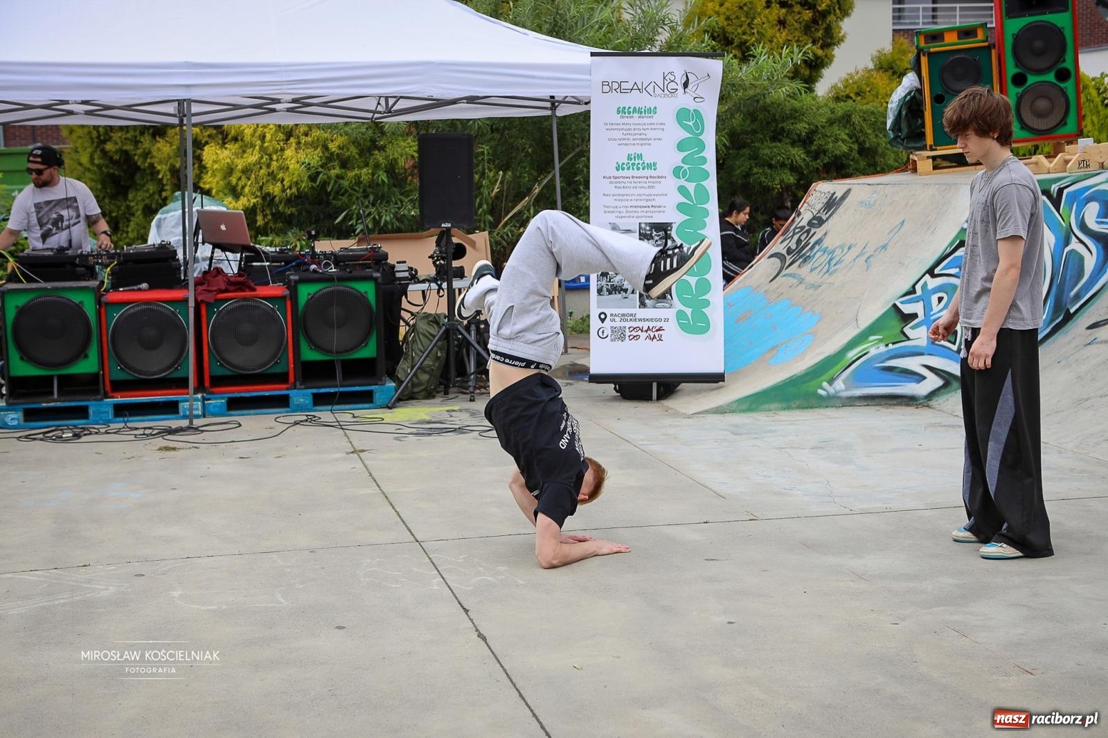 Zdjęcie w galerii na portalu naszraciborz.pl: Breaking Graffiti i Muzyka vol. 5 z bboy MACHINE wiadomości z regionu