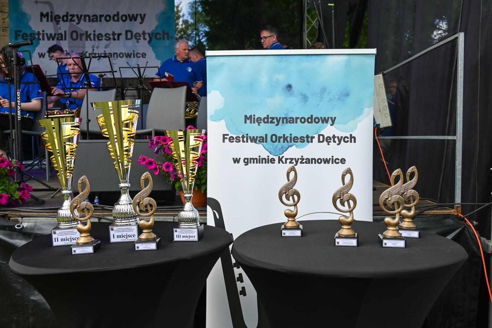 Zdjęcie w galerii na portalu naszraciborz.pl: Powitanie lata pod zamkiem. Orkiestry dęte i młode talenty wystąpiły w Tworkowie wiadomości z regionu