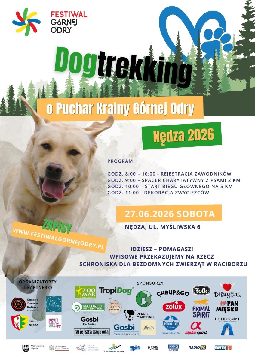 Zdjęcie w galerii na portalu naszraciborz.pl: II Zawody Dogtrekkingu o Puchar Krainy Górnej Odry już 27 czerwca w Nędzy wiadomości z regionu