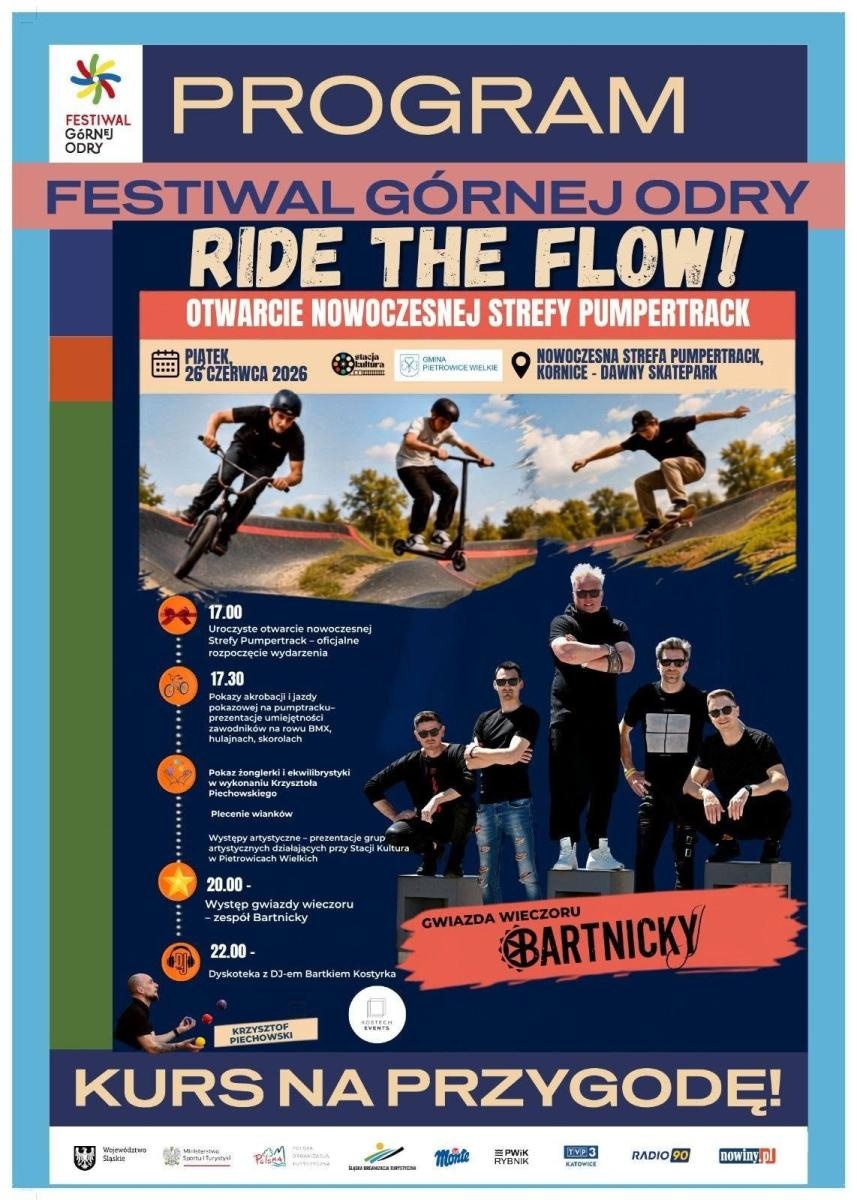 Zdjęcie w galerii na portalu naszraciborz.pl: Festiwal Górnej Odry – Ride the Flow! już 26 czerwca w Kornicach wiadomości z regionu