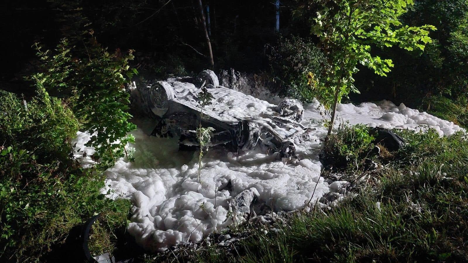 Zdjęcie w galerii na portalu naszraciborz.pl: Seria alarmów tlenku węgla i dwa pożary samochodów. Pracowita doba strażaków w powiecie raciborskim wiadomości z regionu