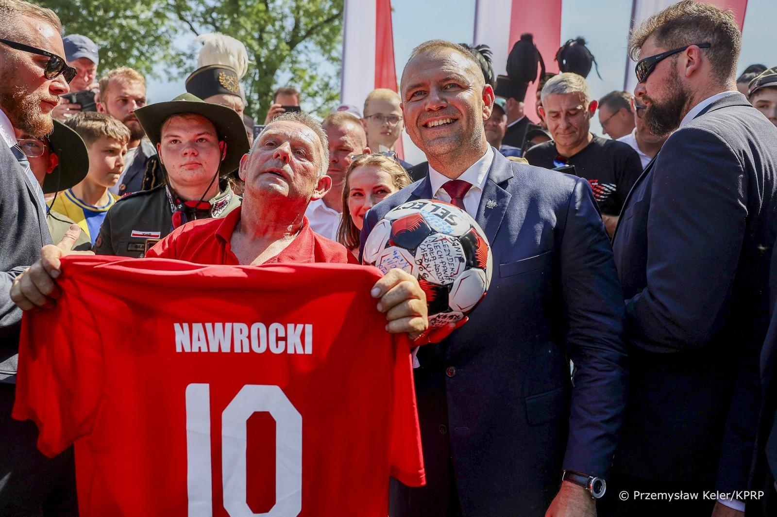 Zdjęcie w galerii na portalu naszraciborz.pl: Narodowy Dzień Powstań Śląskich. Prezydent Karol Nawrocki w gm. Lubomia wiadomości z regionu