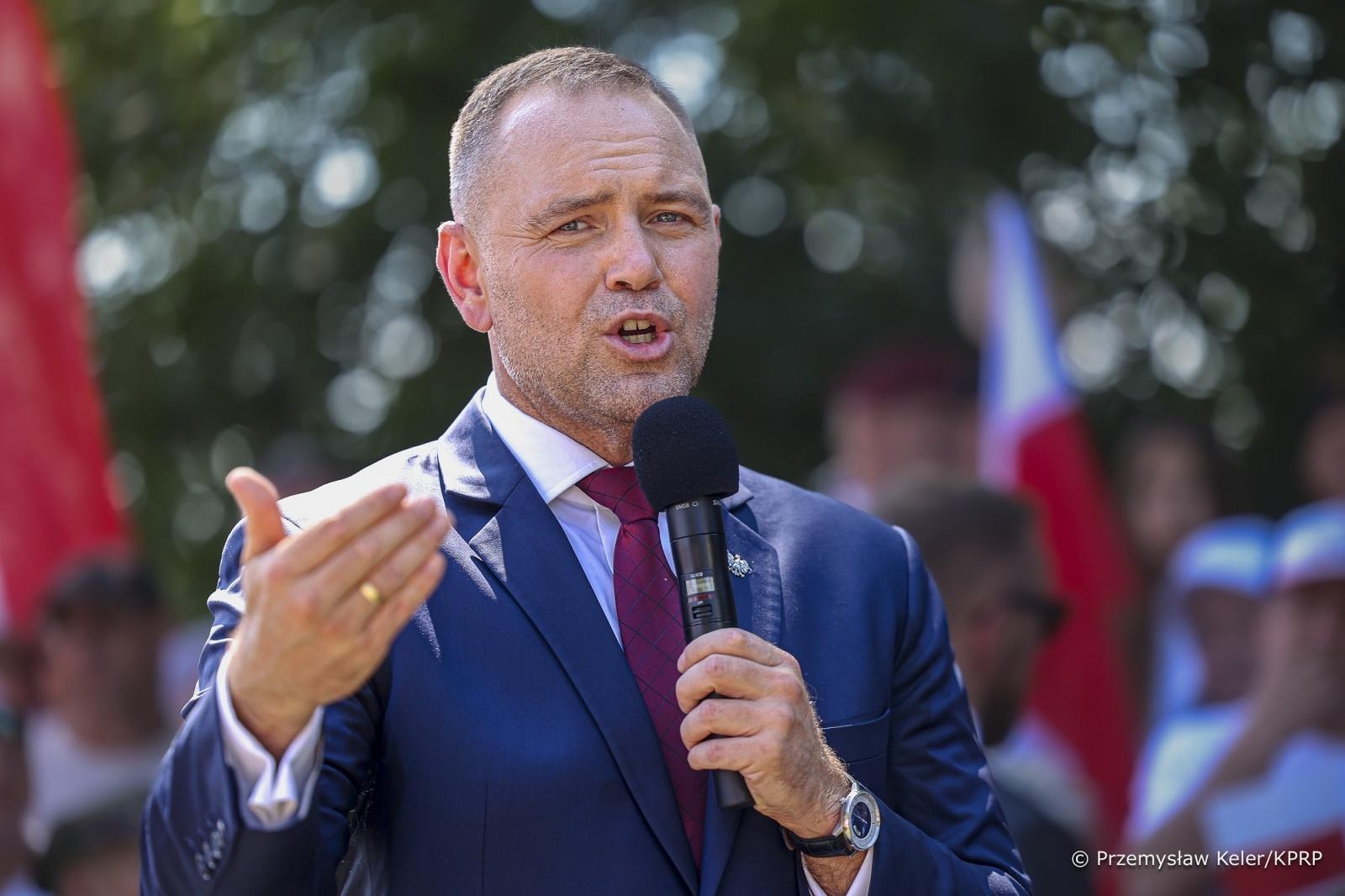Zdjęcie w galerii na portalu naszraciborz.pl: Narodowy Dzień Powstań Śląskich. Prezydent Karol Nawrocki w gm. Lubomia wiadomości z regionu