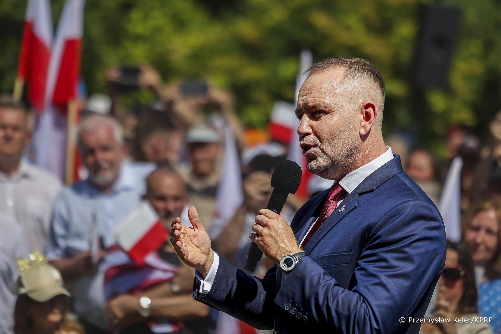 Zdjęcie w galerii na portalu naszraciborz.pl: Narodowy Dzień Powstań Śląskich. Prezydent Karol Nawrocki w gm. Lubomia wiadomości z regionu