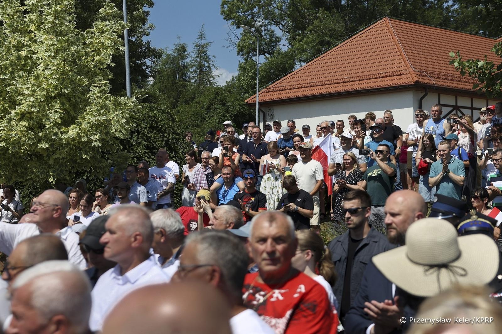 Zdjęcie w galerii na portalu naszraciborz.pl: Narodowy Dzień Powstań Śląskich. Prezydent Karol Nawrocki w gm. Lubomia wiadomości z regionu