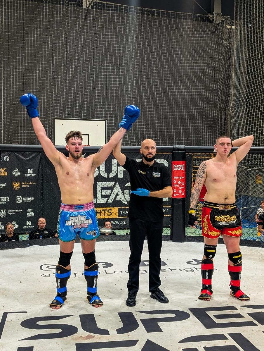 Zdjęcie w galerii na portalu naszraciborz.pl: Wielki triumf zawodników Łamatora Racibórz w Bieruniu. Drużynowe wicemistrzostwo na Super League Fights wiadomości z regionu