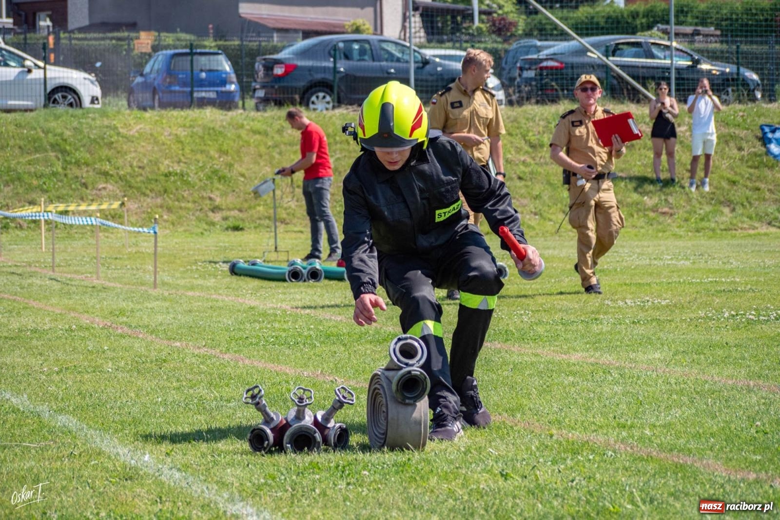 Zdjęcie w galerii na portalu naszraciborz.pl: Upał, emocje i walka do końca. Strażacy rywalizowali w Raszczycach [FOTO] wiadomości z regionu