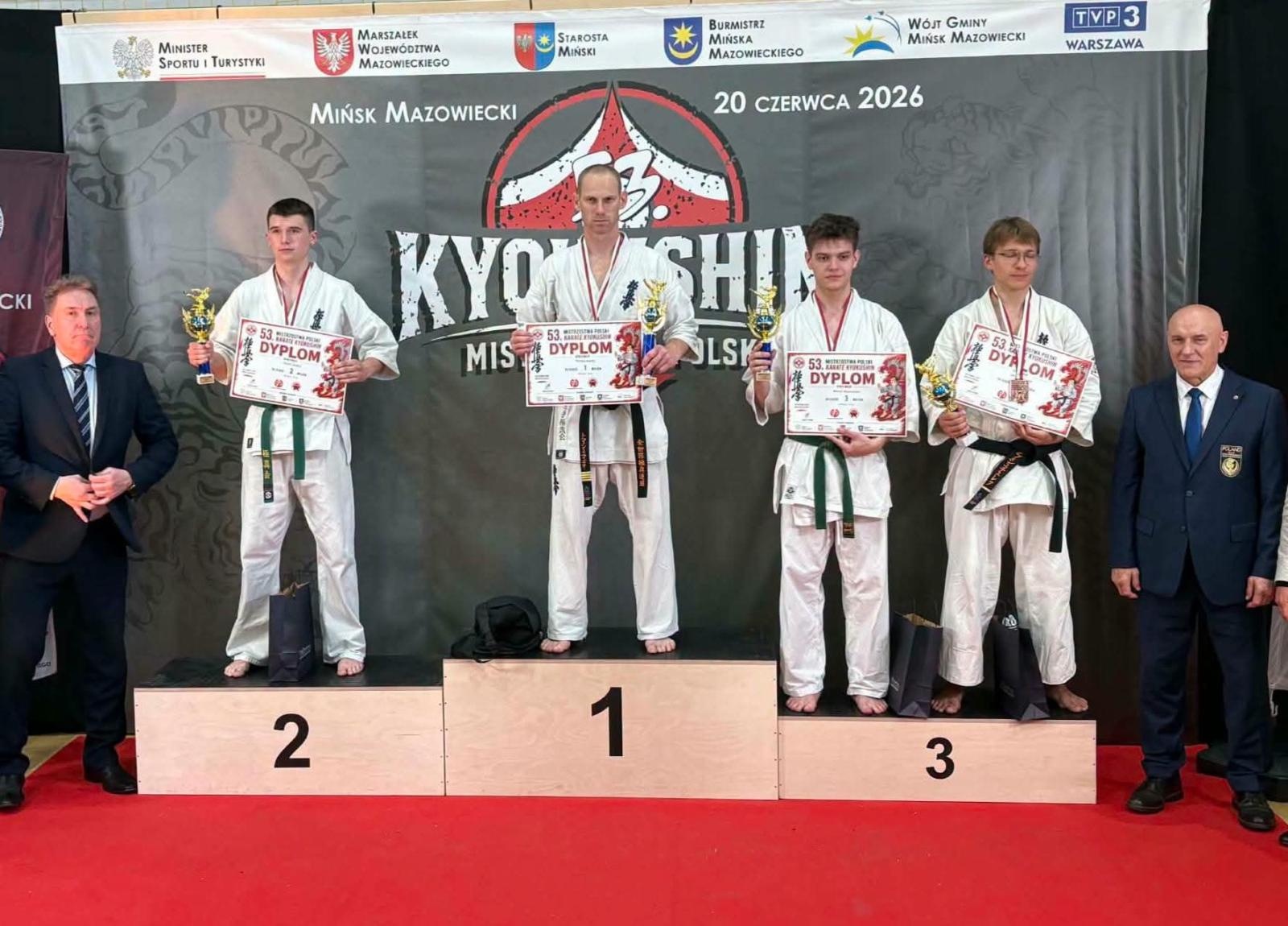 Zdjęcie w galerii na portalu naszraciborz.pl: Srebro Pawła Świętego na Mistrzostwach Polski Karate Kyokushin wiadomości z regionu