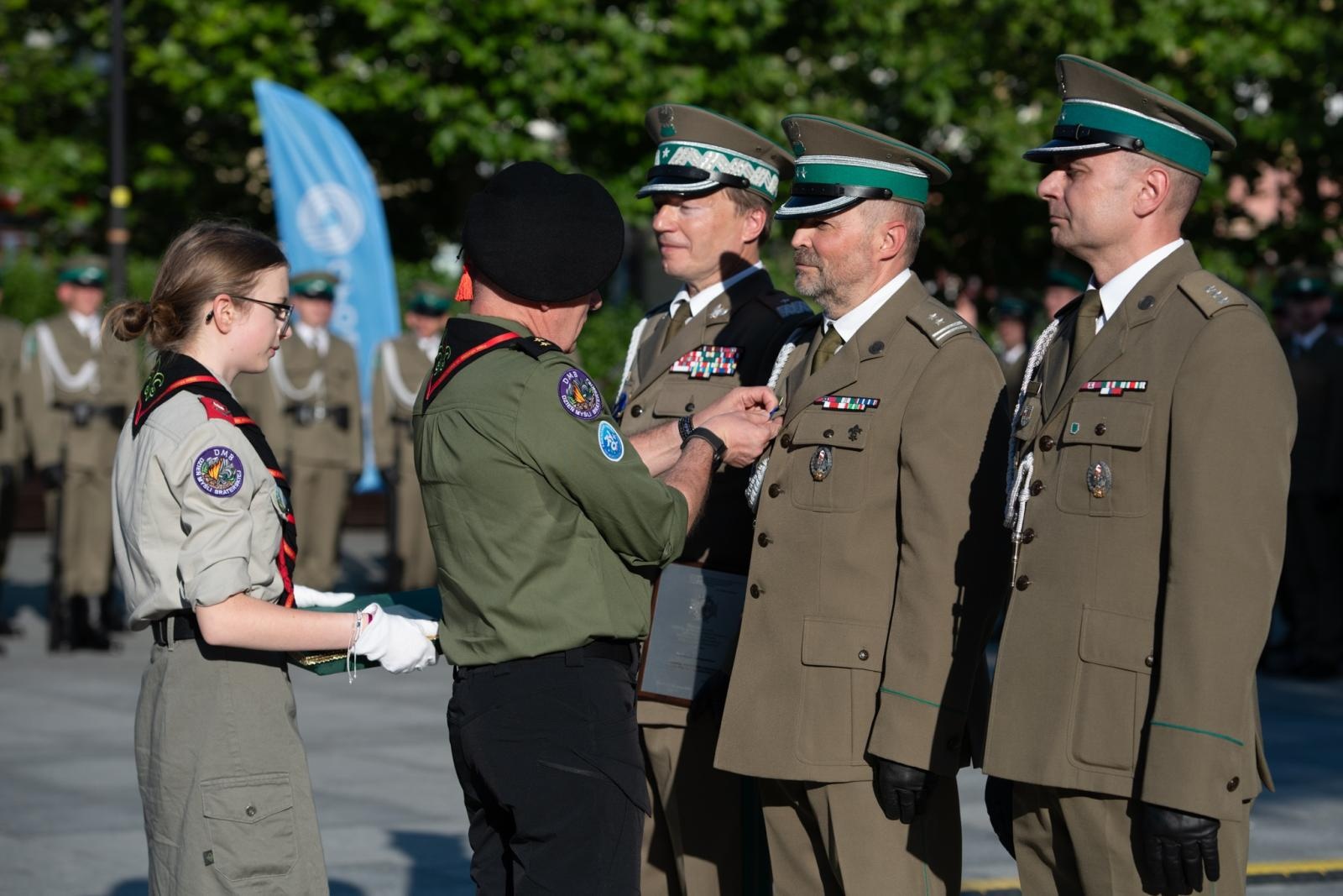 Zdjęcie w galerii na portalu naszraciborz.pl: 22 czerwca funkcjonariusze Śląskiego Oddziału SG uroczyście obchodzili w Opolu 35. rocznicę powstania Straży Granicznej. wiadomości z regionu