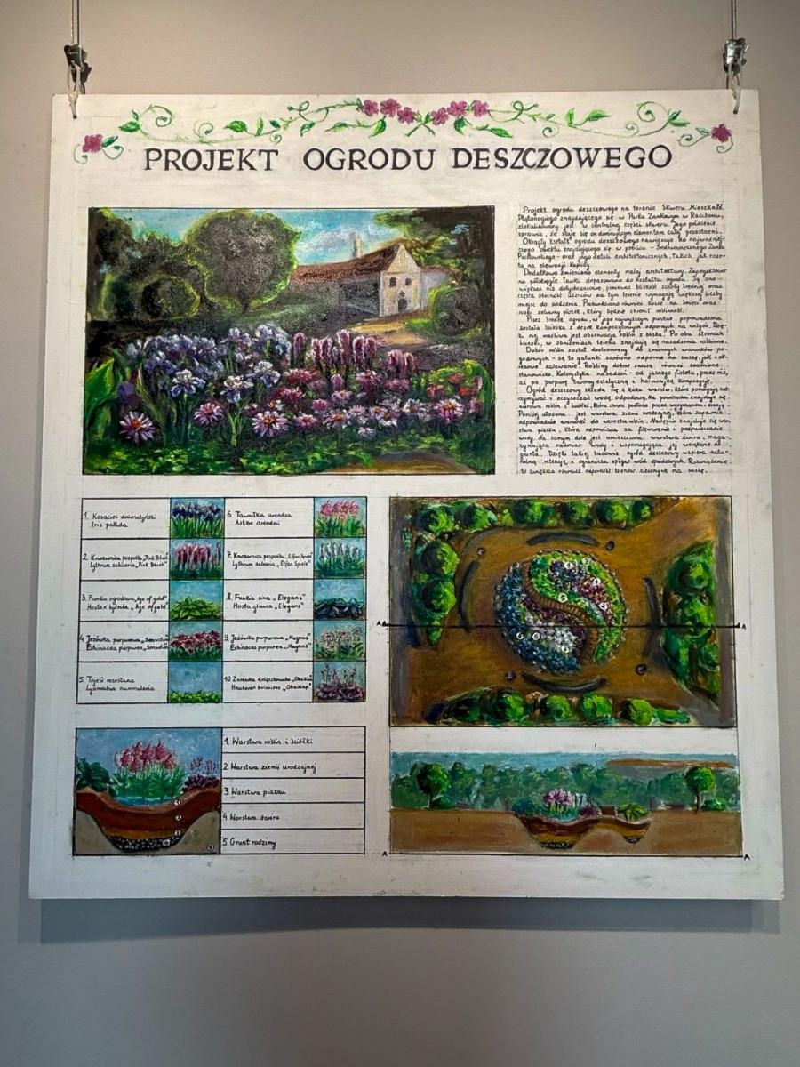 Zdjęcie w galerii na portalu naszraciborz.pl: Młodzi dla klimatu. Wręczono nagrody za projekt ogródka deszczowego przy Mechaniku wiadomości z regionu