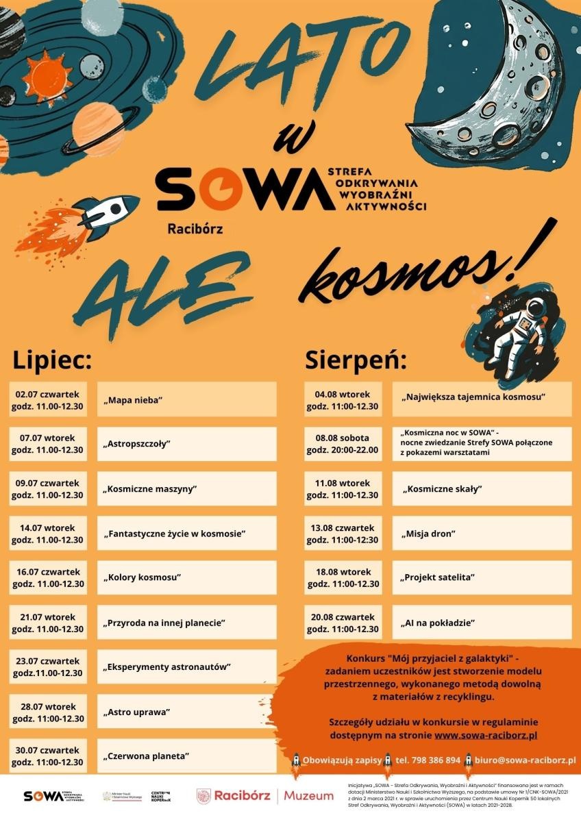 Zdjęcie w galerii na portalu naszraciborz.pl: Ale kosmos! Wakacyjne warsztaty w SOWA Racibórz! wiadomości z regionu