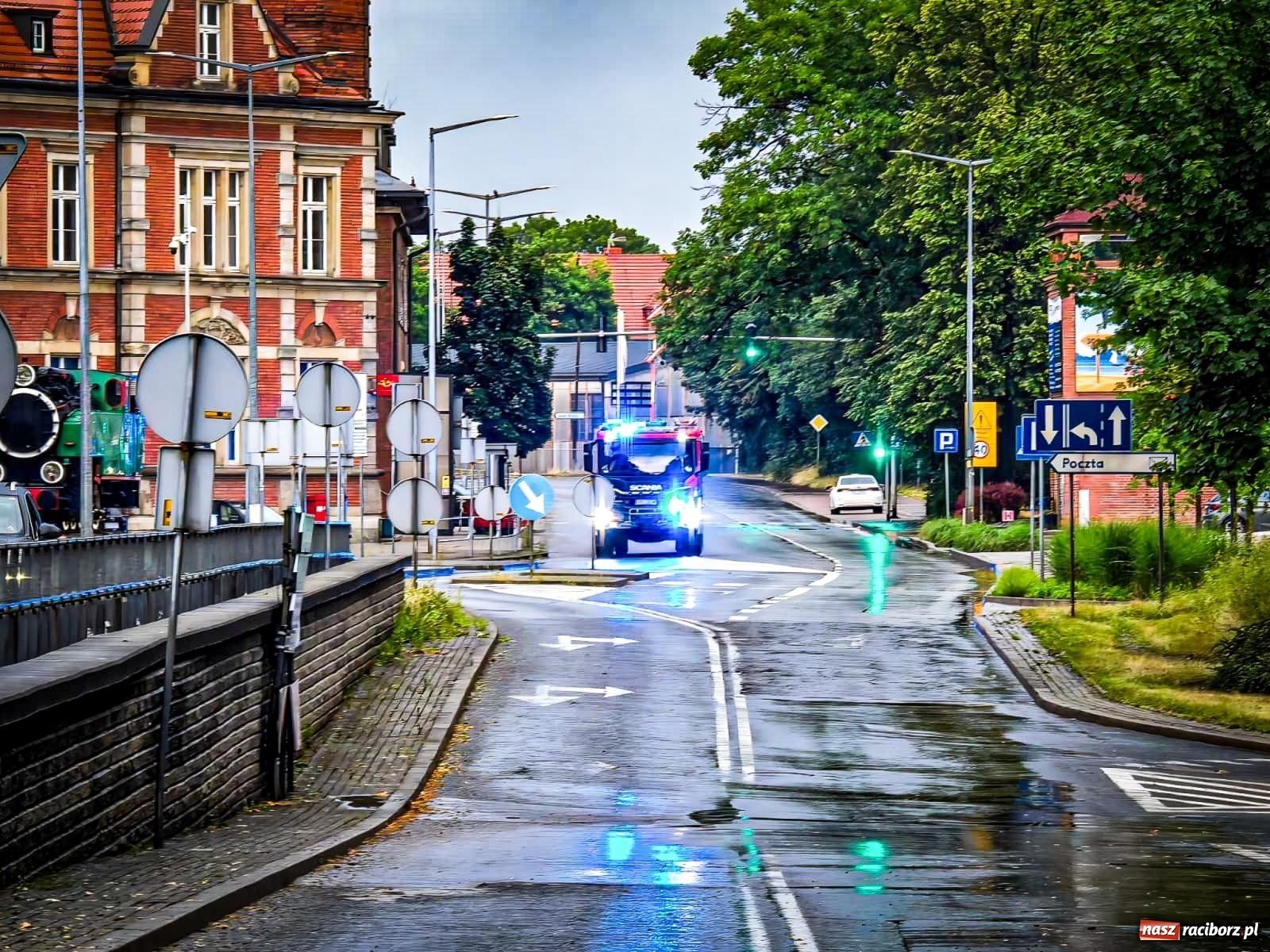 Zdjęcie w galerii na portalu naszraciborz.pl: Nawałnica nad powiatem raciborskim. Strażacy interweniowali już 20 razy wiadomości z regionu