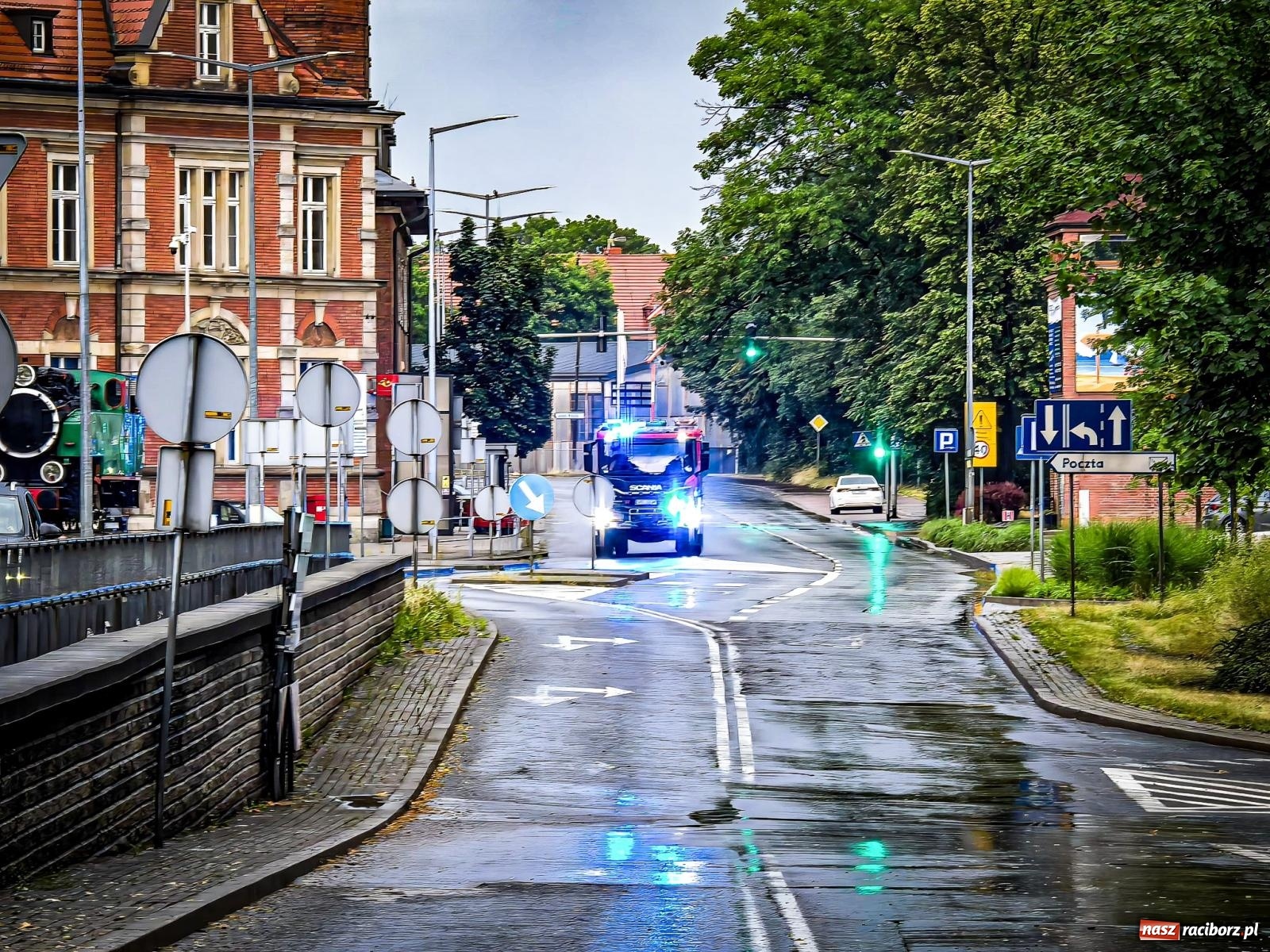 Zdjęcie w galerii na portalu naszraciborz.pl: Nawałnica nad powiatem raciborskim. Strażacy interweniowali już 20 razy wiadomości z regionu