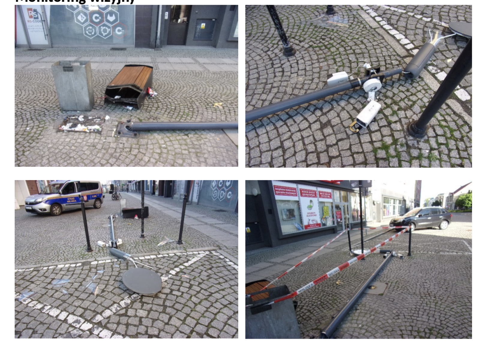 Zdjęcie w galerii na portalu naszraciborz.pl: Kadry z ciemnej strony Raciborza: Zobacz, co zarejestrowało oko monitoringu [FOTO] wiadomości z regionu