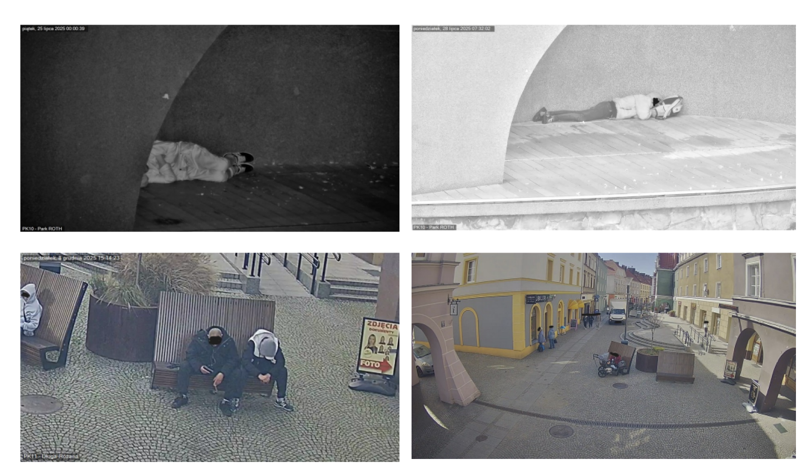 Zdjęcie w galerii na portalu naszraciborz.pl: Kadry z ciemnej strony Raciborza: Zobacz, co zarejestrowało oko monitoringu [FOTO] wiadomości z regionu