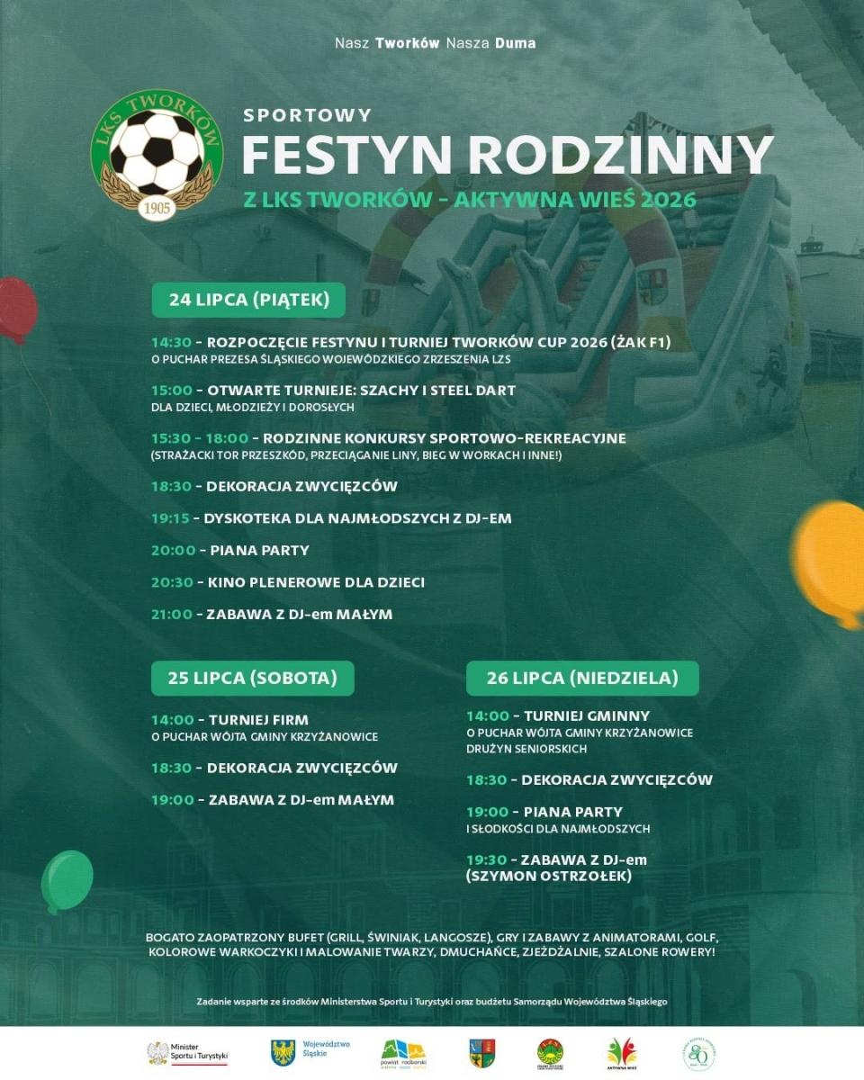Zdjęcie w galerii na portalu naszraciborz.pl: Przed nami najważniejszy sportowy weekend lipca! Festyn Rodzinny w Tworkowie wiadomości z regionu