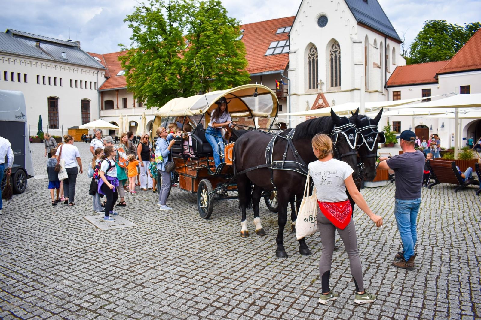 Zdjęcie w galerii na portalu naszraciborz.pl: Setki osób na inauguracji Wakacji w Powiecie. Rodzinny piknik na zamku przyciągnął mieszkańców wiadomości z regionu