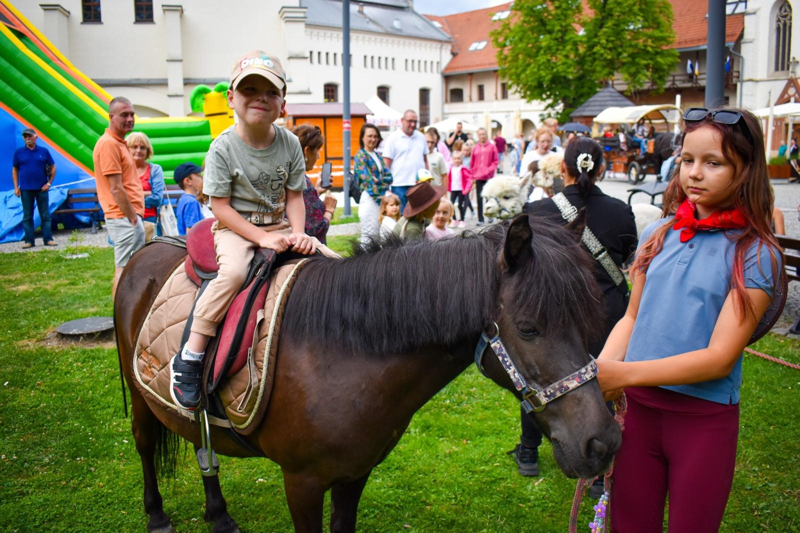 Zdjęcie w galerii na portalu naszraciborz.pl: Setki osób na inauguracji Wakacji w Powiecie. Rodzinny piknik na zamku przyciągnął mieszkańców wiadomości z regionu