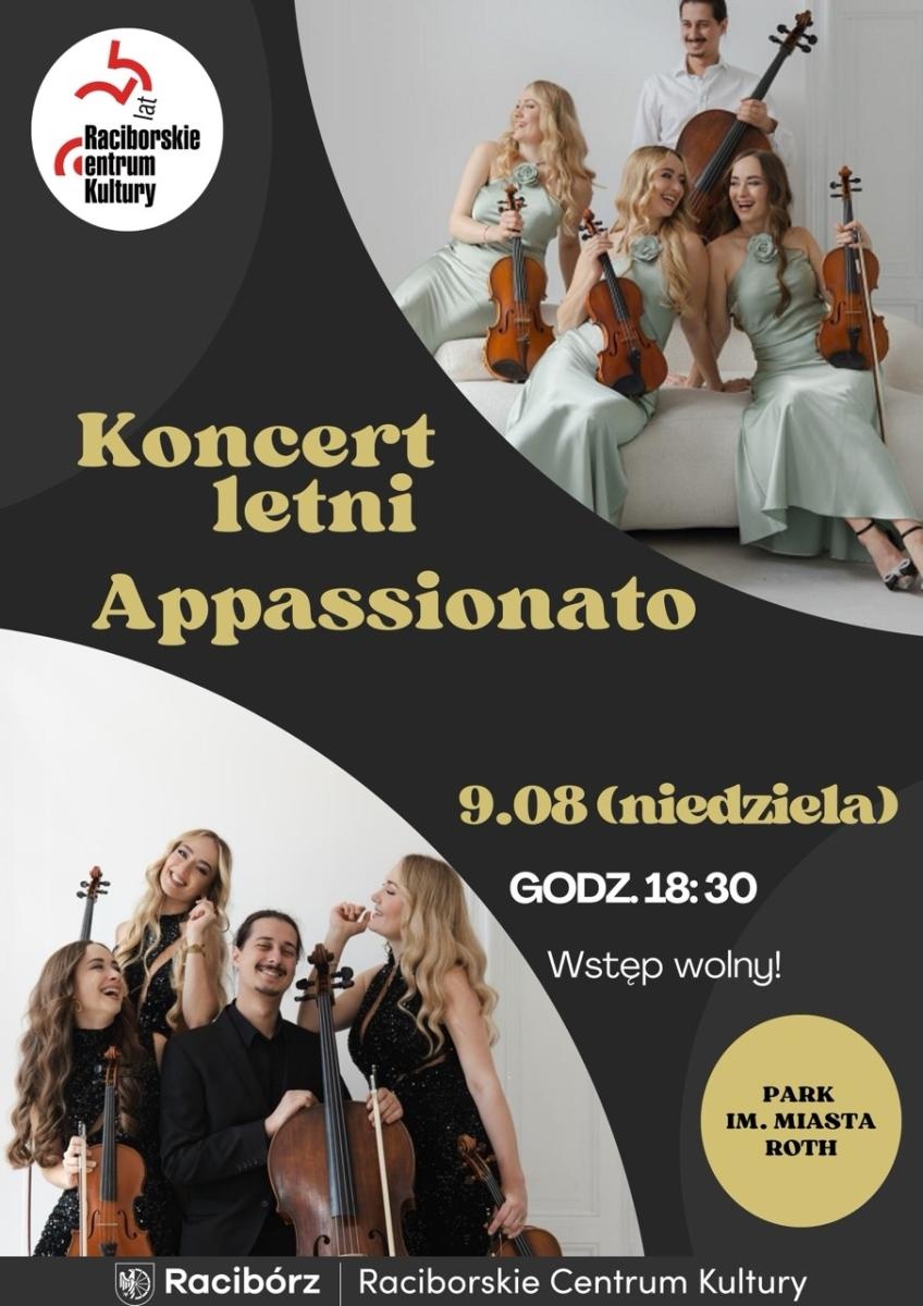 Zdjęcie w galerii na portalu naszraciborz.pl: Letni koncert w Parku Roth. Trio Appassionato zagra dla mieszkańców Raciborza wiadomości z regionu