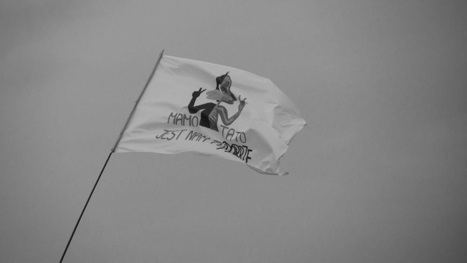 Zdjęcie w galerii na portalu naszraciborz.pl: Racibórz na Pol'and'Rock Festival w czarno-białym kadrze wiadomości z regionu