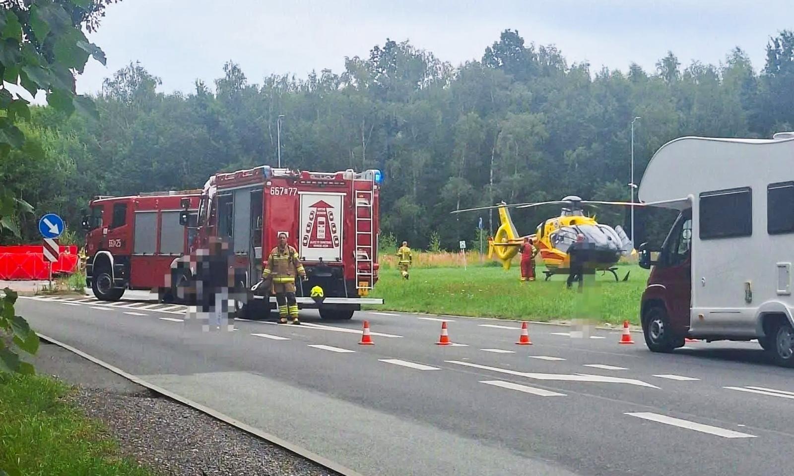 Zdjęcie w galerii na portalu naszraciborz.pl: Tragedia w Gorzyczkach. Ofiara to 45-letni motocyklista z Krzyżanowic wiadomości z regionu