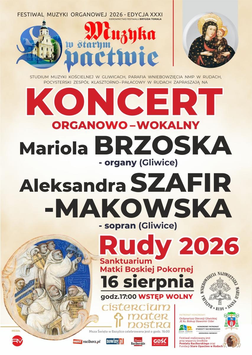 Zdjęcie w galerii na portalu naszraciborz.pl: Maryjne brzmienia w rudzkiej bazylice. Kolejny koncert Muzyki w starym opactwie wiadomości z regionu