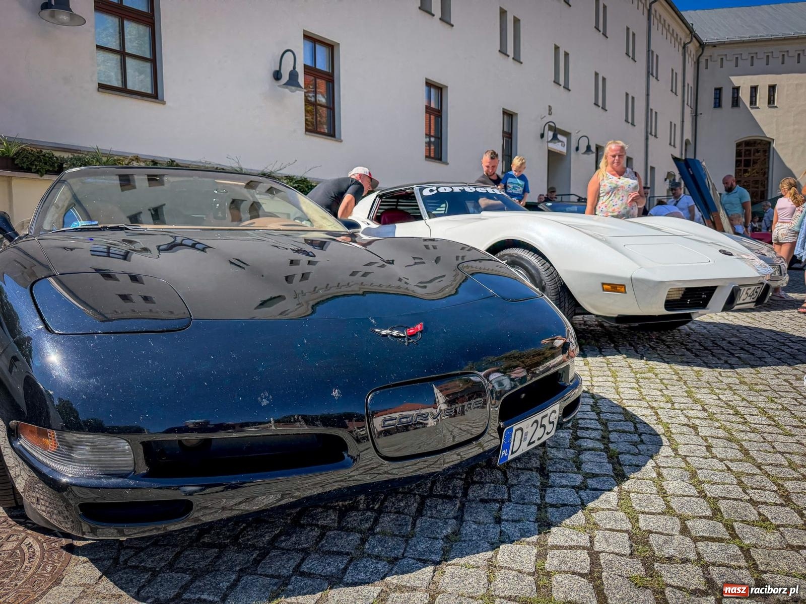 Zdjęcie w galerii na portalu naszraciborz.pl: Corvette od C1 do C8 na Zamku Piastowskim. Amerykańskie legendy motoryzacji przyjechały do Raciborza wiadomości z regionu