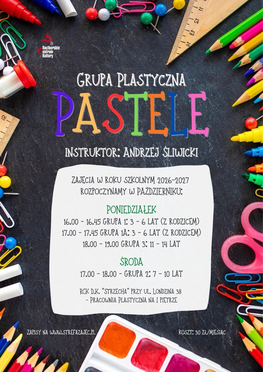 Zdjęcie w galerii na portalu naszraciborz.pl: Raciborskie Centrum Kultury rozpoczyna zapisy na zajęcia artystyczne. Oferta na sezon 2026/2027 wiadomości z regionu