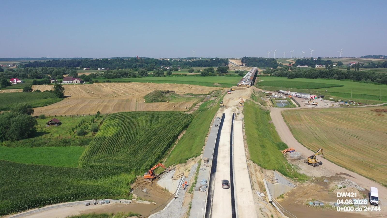 Zdjęcie w galerii na portalu naszraciborz.pl: Most nad Odrą pod Raciborzem na ostatniej prostej. Wielka przeprawa może być gotowa jeszcze w tym roku [FOTO] wiadomości z regionu