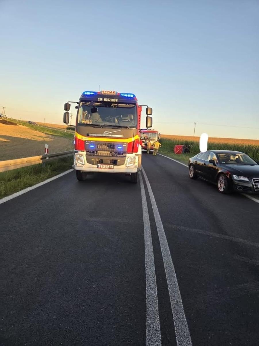 Zdjęcie w galerii na portalu naszraciborz.pl: Tragiczny finał wyprzedzania na DK45 [KOMUNIKAT POLICJI] wiadomości z regionu