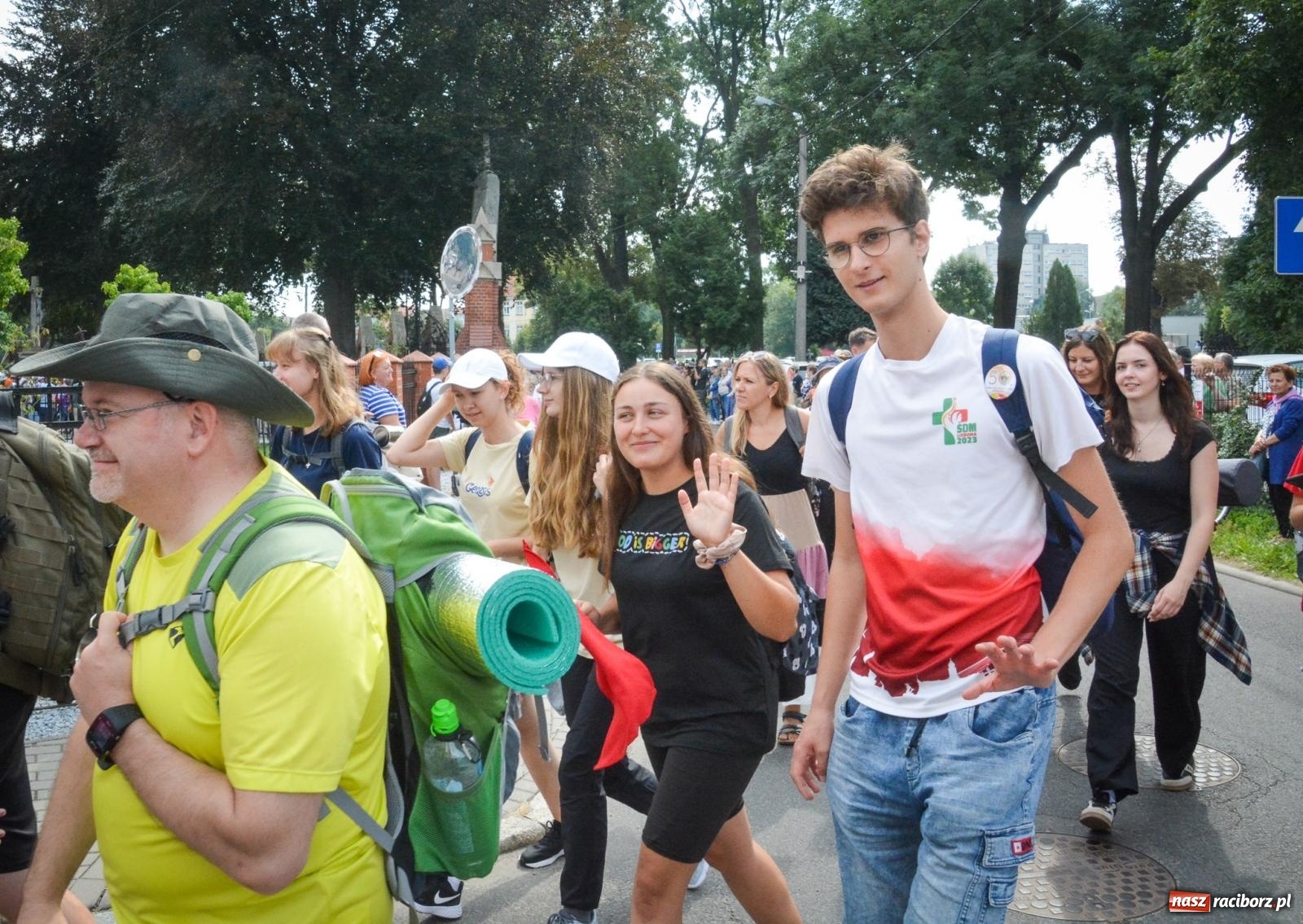 Zdjęcie w galerii na portalu naszraciborz.pl: 50. Piesza Pielgrzymka Opolska wyruszyła z Raciborza na Jasną Górę [FOTO i WIDEO] wiadomości z regionu