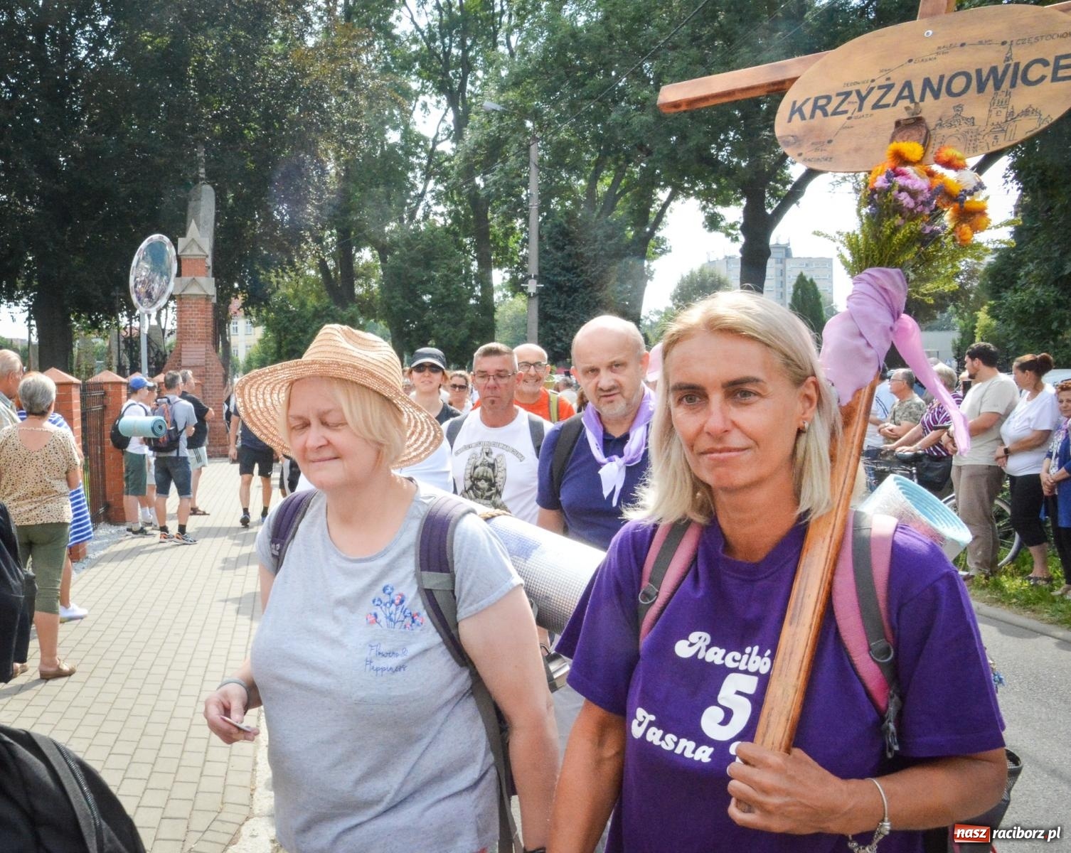 Zdjęcie w galerii na portalu naszraciborz.pl: 50. Piesza Pielgrzymka Opolska wyruszyła z Raciborza na Jasną Górę [FOTO i WIDEO] wiadomości z regionu