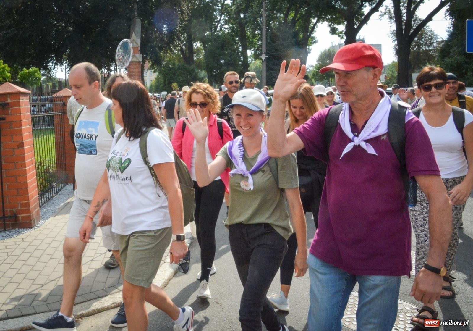 Zdjęcie w galerii na portalu naszraciborz.pl: 50. Piesza Pielgrzymka Opolska wyruszyła z Raciborza na Jasną Górę [FOTO i WIDEO] wiadomości z regionu