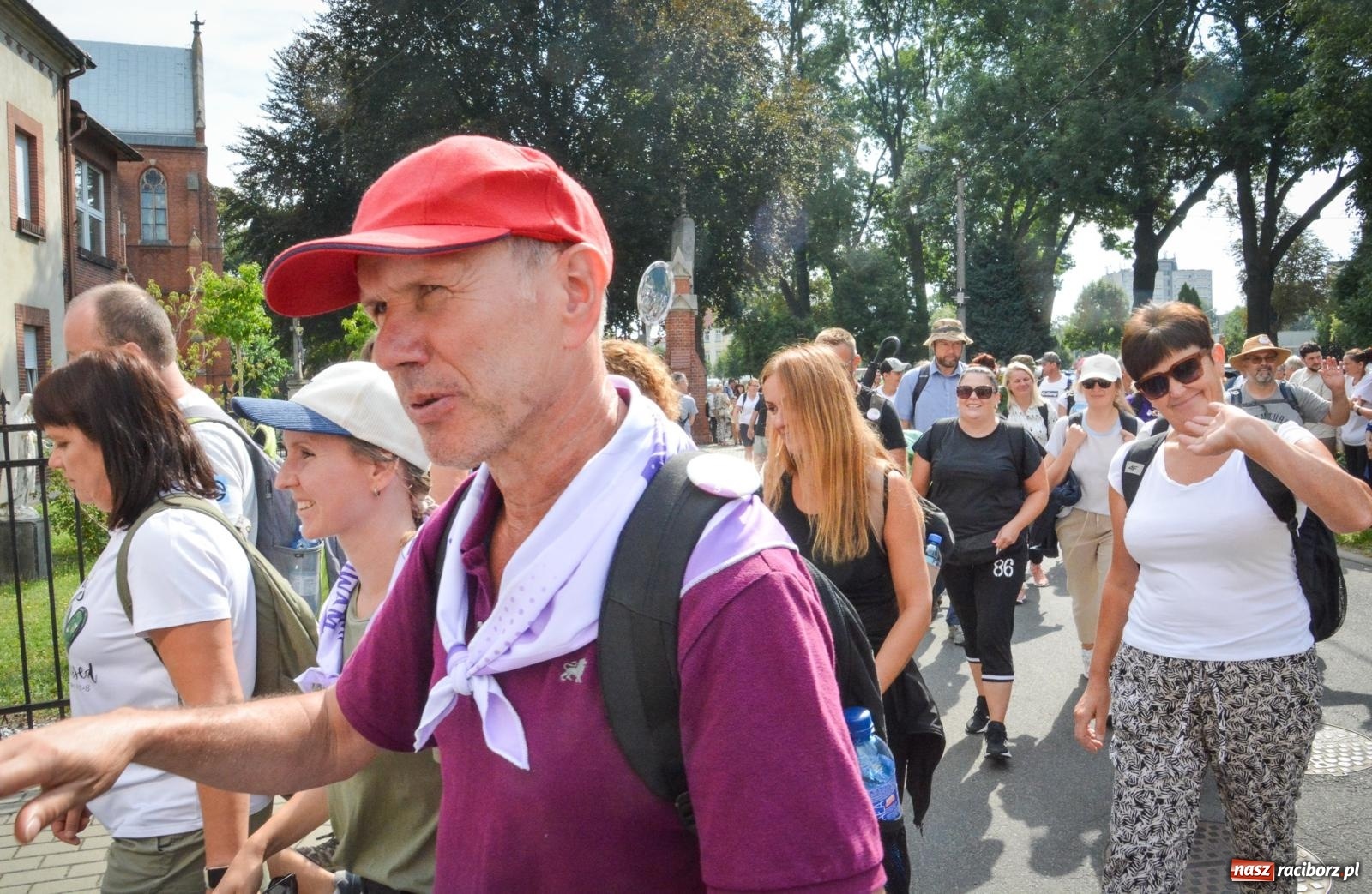 Zdjęcie w galerii na portalu naszraciborz.pl: 50. Piesza Pielgrzymka Opolska wyruszyła z Raciborza na Jasną Górę [FOTO i WIDEO] wiadomości z regionu