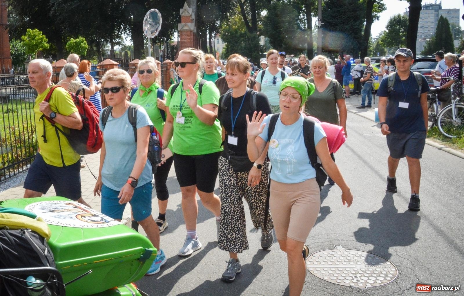Zdjęcie w galerii na portalu naszraciborz.pl: 50. Piesza Pielgrzymka Opolska wyruszyła z Raciborza na Jasną Górę [FOTO i WIDEO] wiadomości z regionu