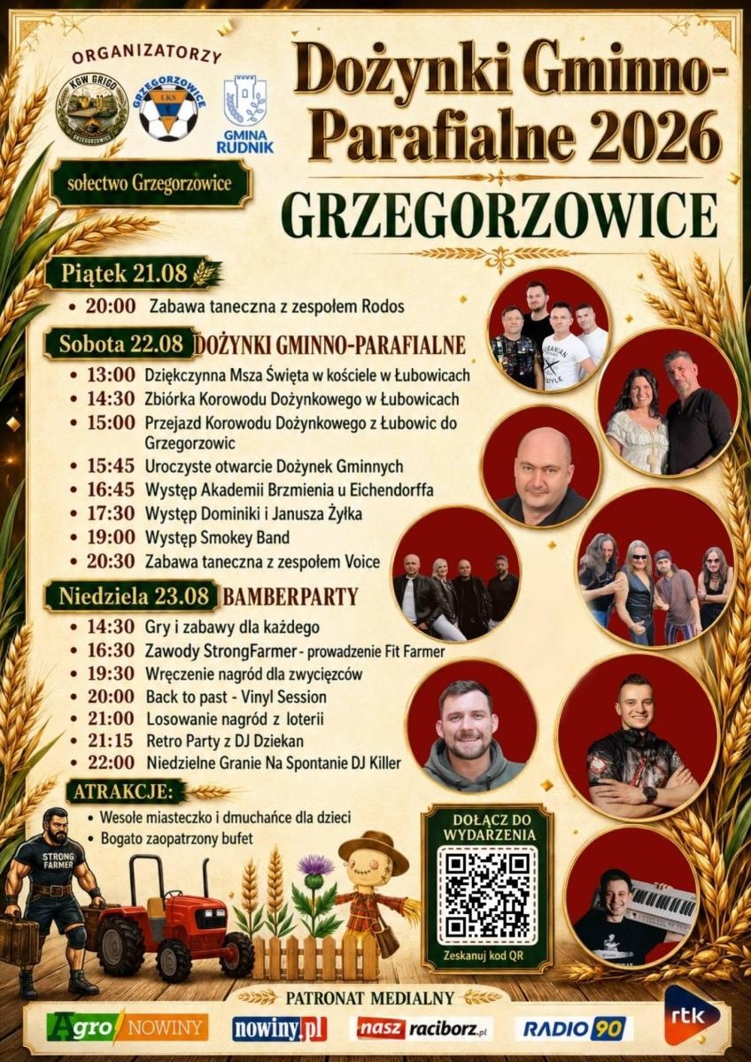 Zdjęcie w galerii na portalu naszraciborz.pl: Sezon dożynkowy w powiecie raciborskim nabiera tempa. Siedem imprez i cztery korowody w jeden weekend wiadomości z regionu