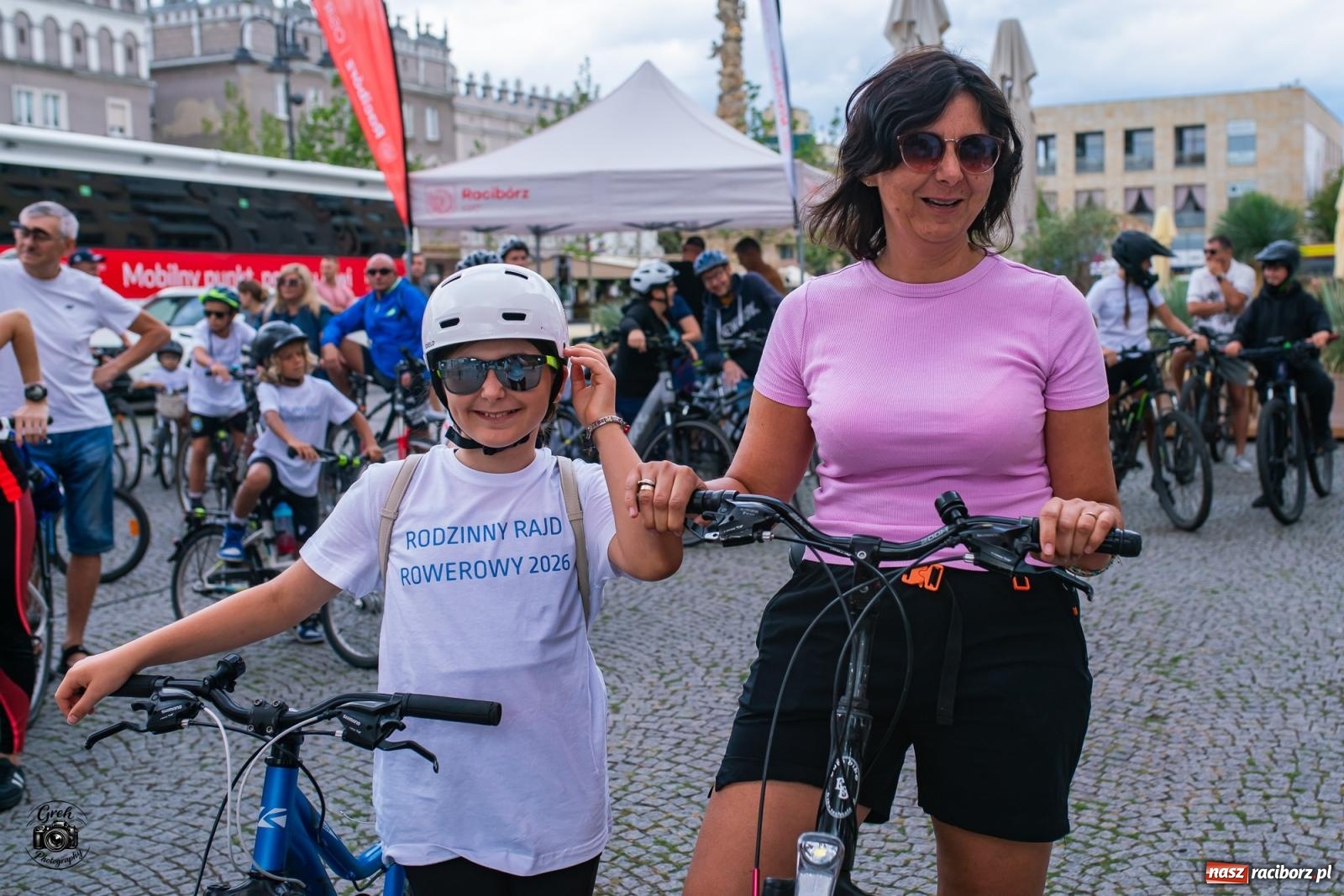 Zdjęcie w galerii na portalu naszraciborz.pl: Rodzinny rajd połączył mieszkańców regionu. Tak wyglądała rowerowa część strażackiego Memoriału [FOTO i WIDEO] wiadomości z regionu
