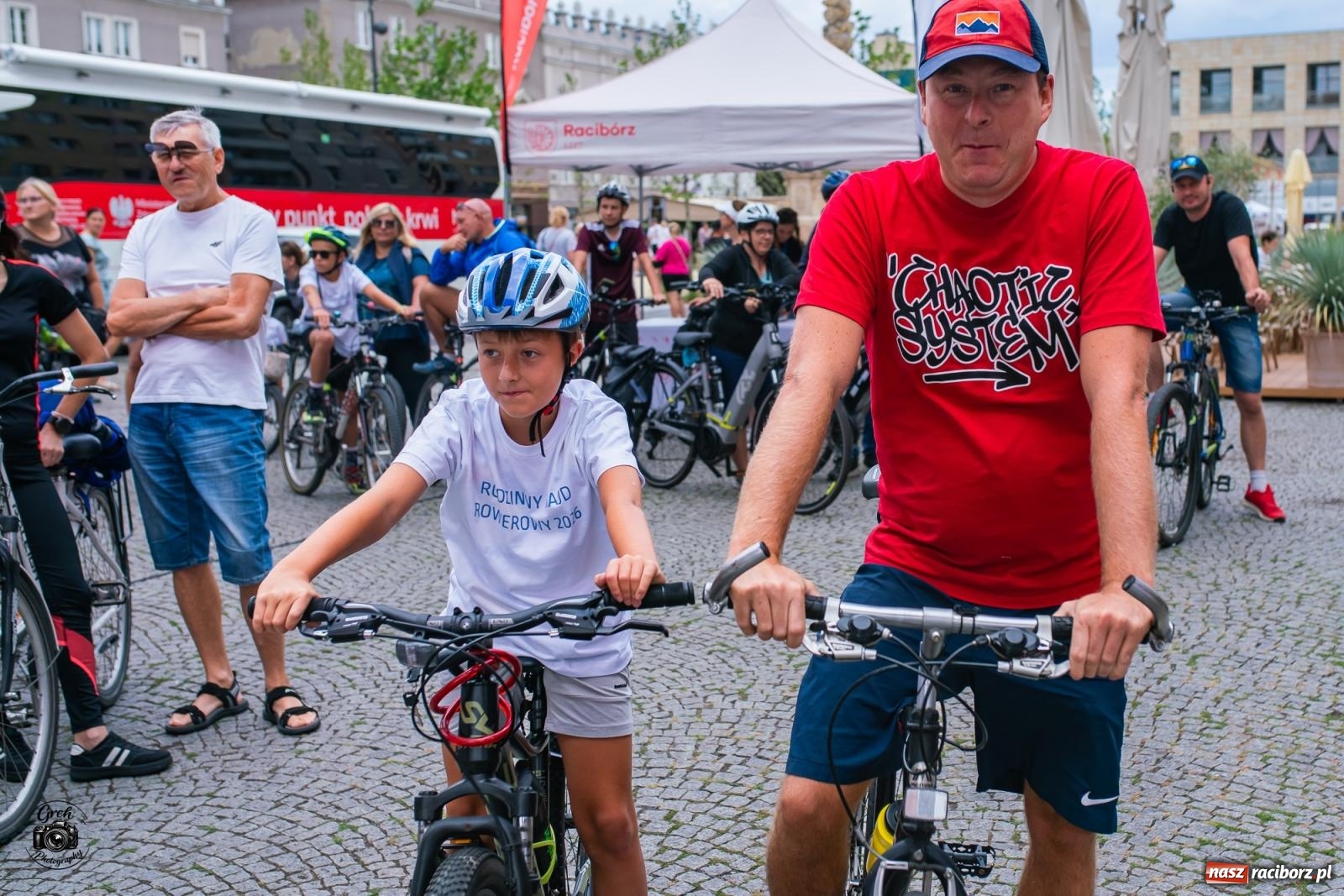 Zdjęcie w galerii na portalu naszraciborz.pl: Rodzinny rajd połączył mieszkańców regionu. Tak wyglądała rowerowa część strażackiego Memoriału [FOTO i WIDEO] wiadomości z regionu