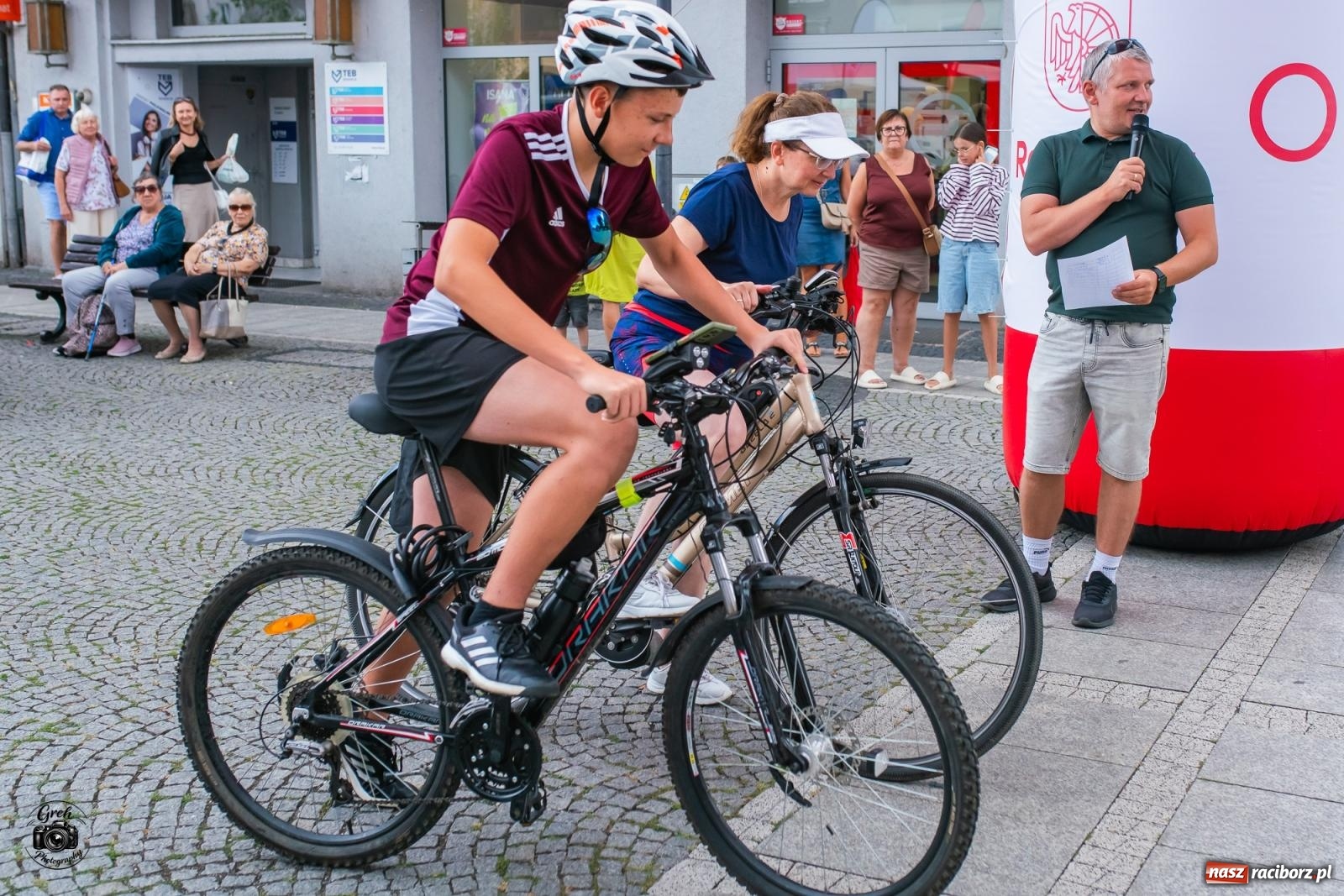 Zdjęcie w galerii na portalu naszraciborz.pl: Rodzinny rajd połączył mieszkańców regionu. Tak wyglądała rowerowa część strażackiego Memoriału [FOTO i WIDEO] wiadomości z regionu