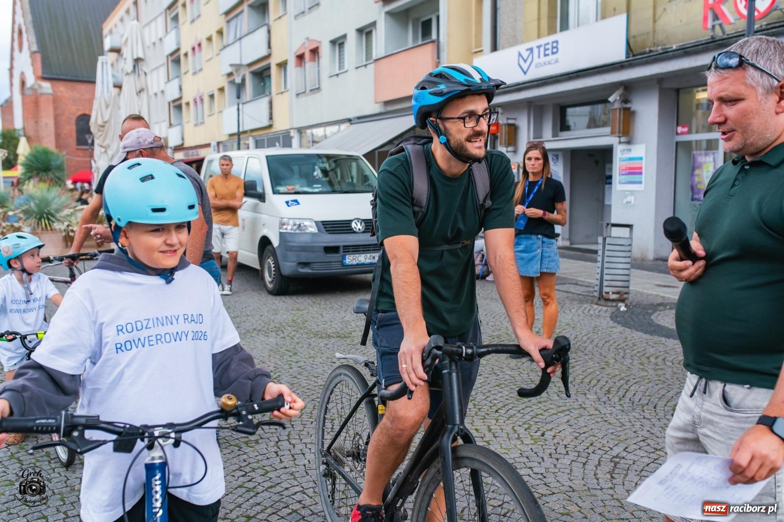Zdjęcie w galerii na portalu naszraciborz.pl: Rodzinny rajd połączył mieszkańców regionu. Tak wyglądała rowerowa część strażackiego Memoriału [FOTO i WIDEO] wiadomości z regionu